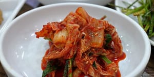 Kimchi in a bowl