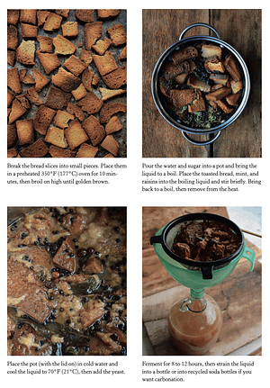 steps to make bread kvass