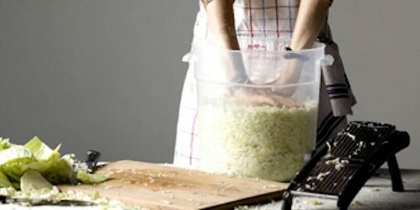 cropferm making sauerkraut