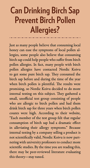 Birch Pollen Allergies 