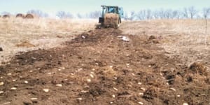 tractor and dirt