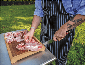 cutting up rabbit