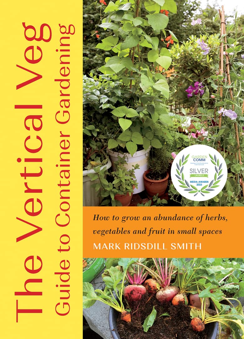 9781645021506 The Vertical Veg Guide to Container Gardening cover