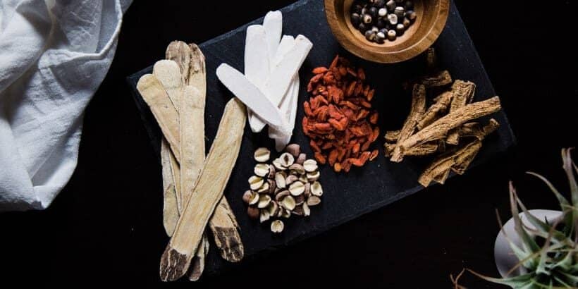 herbal banner herbs and tools