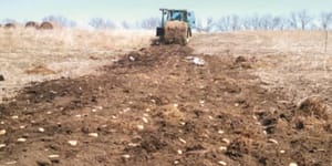 tractor and dirt