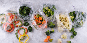 freezing vegetables