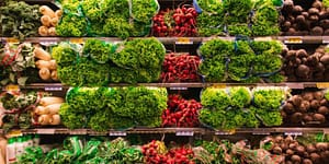 produce on shelf